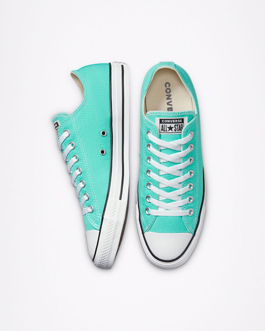 Men's Converse Chuck Taylor All Star Seasonal Color Low Top Shoes Light Turquoise | AU 3E198T